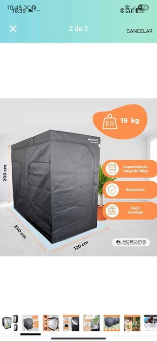 Kit tenda de cultivo
