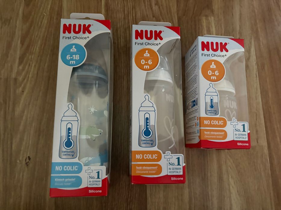 Новые бутылочки нові пляшечки Nuk 0-6 6-18 месяца