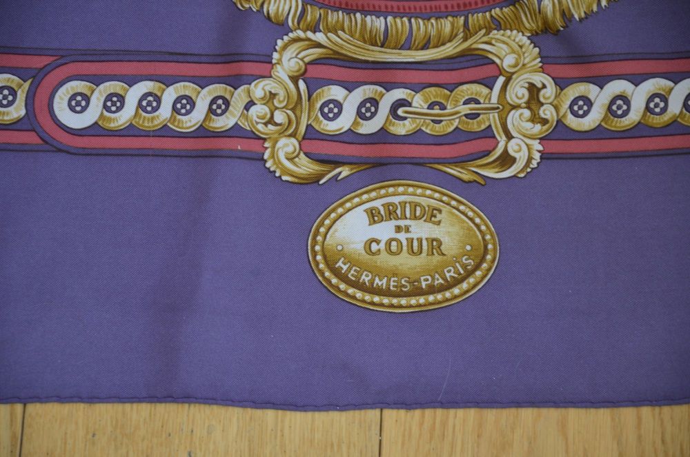 bride cour chusta apaszka Hermes fiolet