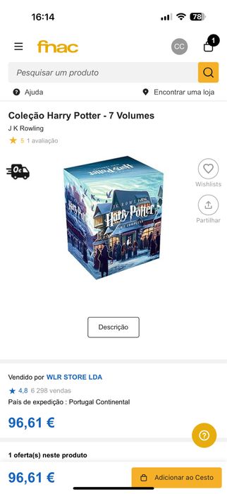 Box Harry Potter