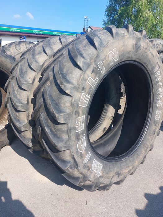 540/65R38 Michelin opony używane rolnicze para