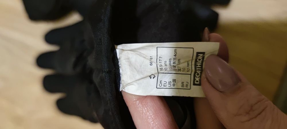 Rękawiczki narciarskie dziecięce Decathlon rozmiar. 10 lat  15,4cm