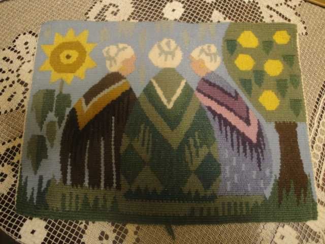 Piękny mały kilim tkany ręcznie