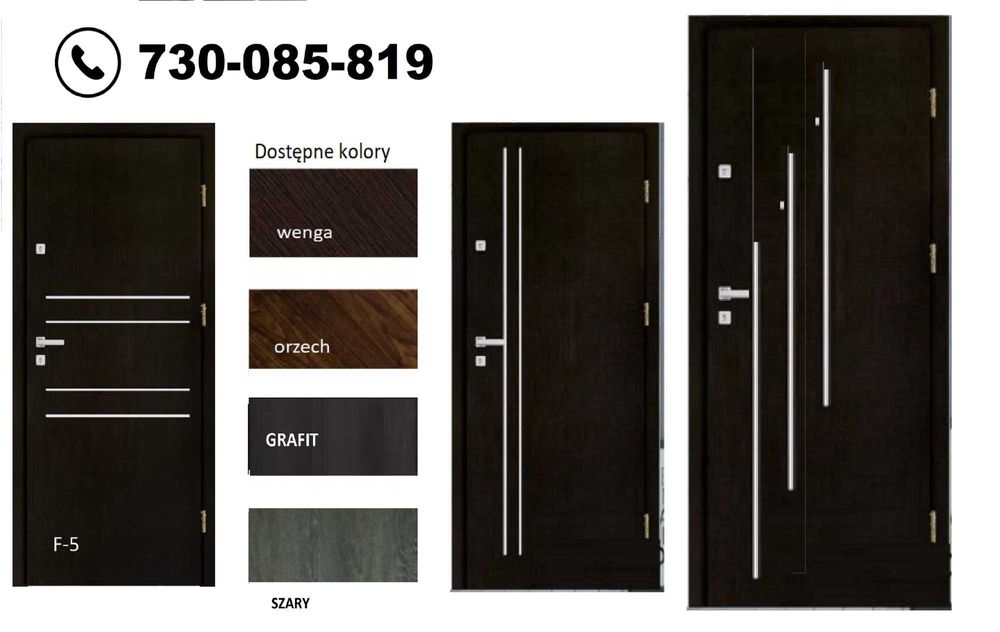 Tanie drzwi zewnętrzne z montażem ,wejściowe akustyczne antywłamaniowe