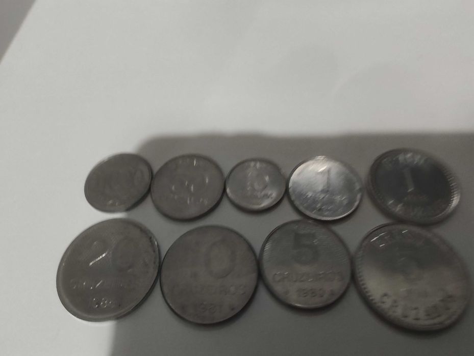 Moedas antigas. Do Brasil