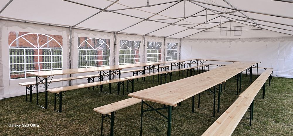 Wynajem namiotów i pawilonów imprezowych