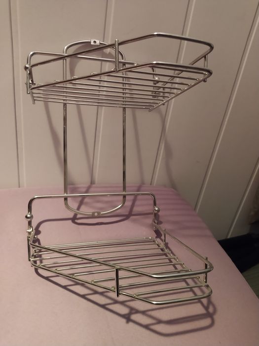 Półka pod prysznic narożna składana