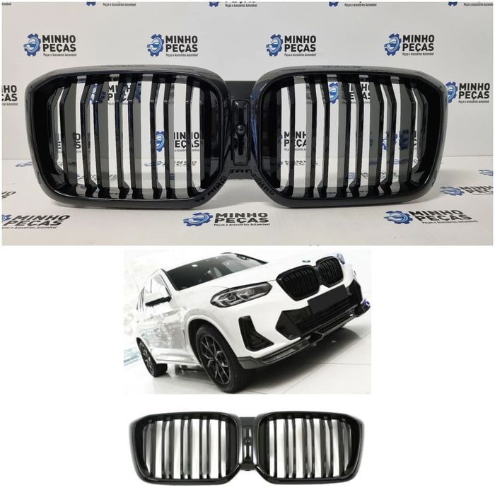 Grelha Frontal BMW X3 (G01) e X4 (G02) Look M LCI