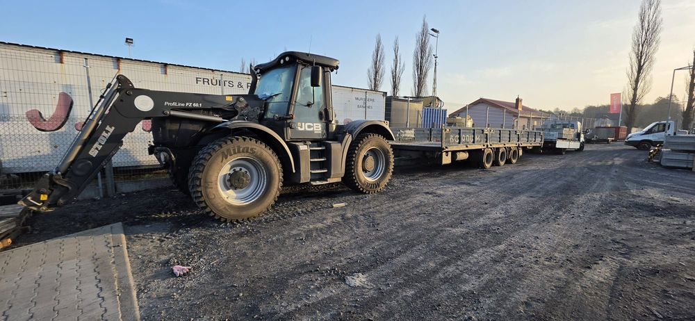 JCB 3230 XTRA  JCB Fastrac 3230 Xtra + przyczepa