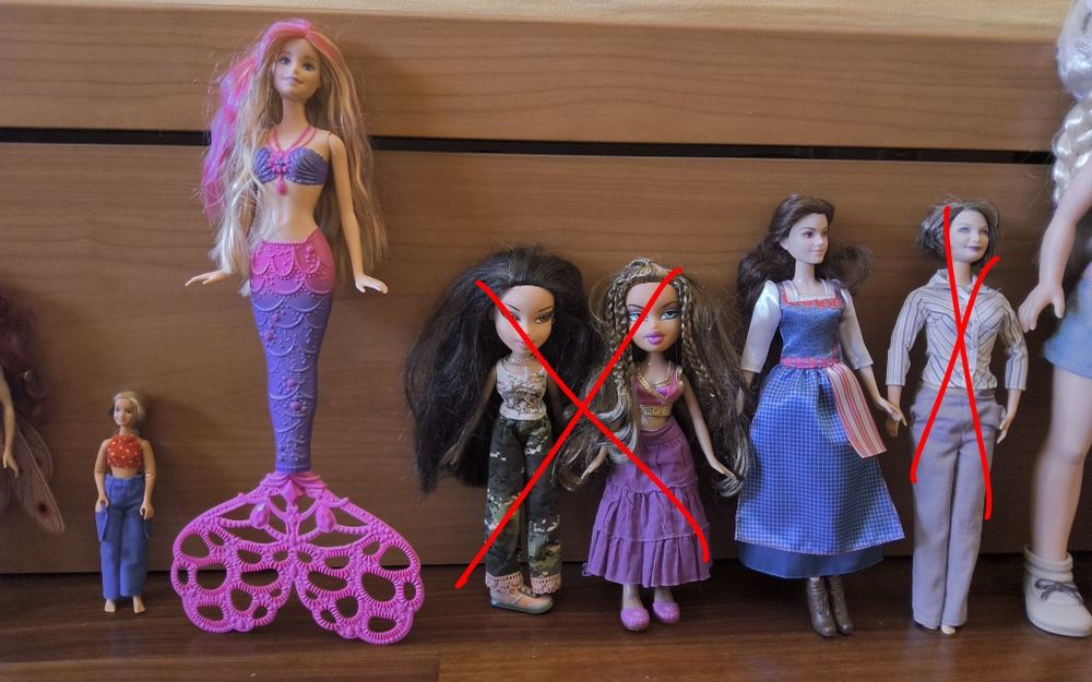 Bonecas barbie variadas