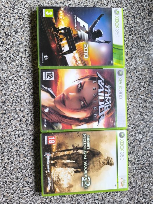 Tomb raider legend/Call of duty modern warfare 2/F1 2010 Xbox 360