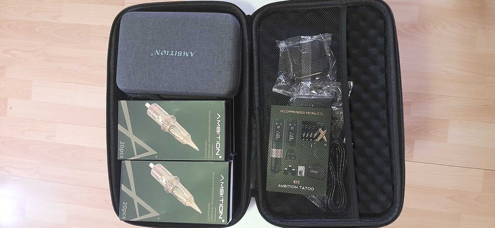 Zestaw do Tattoo z maszyną Ambition Soldier Bezprzewodowa.