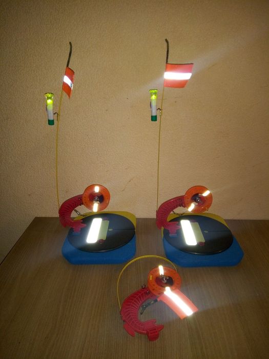 ТОПОВАЯ ВСЕСЕЗОННАЯ жерлица "ЛЕТО-ЗИМА" на ЩУКУ с сигнализаторами 5 шт