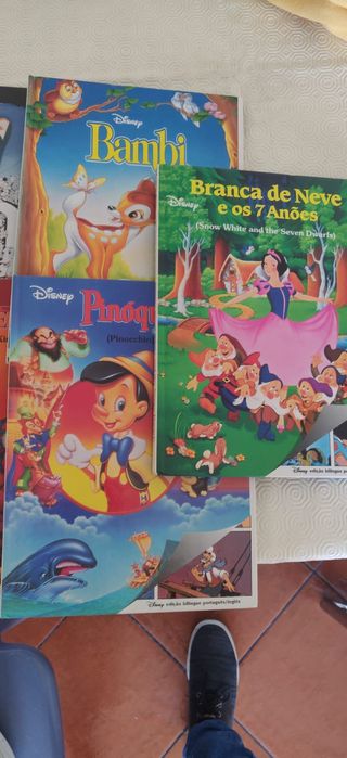 Coleção de clássicos da Disney em EN e PT