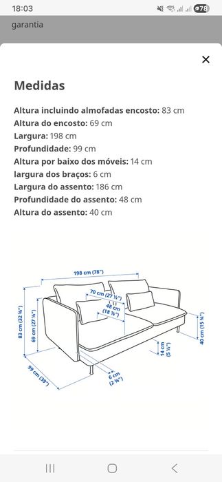 SÖDERHAMN sofa ikea
Sofá 3 lugares, Tonerud cinz
Sofá 3 lugares, Toner