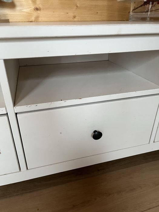 Ikea hemnes szafka komoda rtv biała