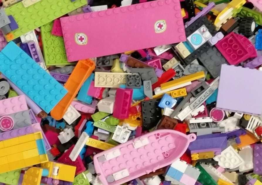 Lego Friends 1kg klocków plus akcesoria i figurka