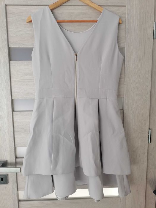 Sukienka szara siwa 42