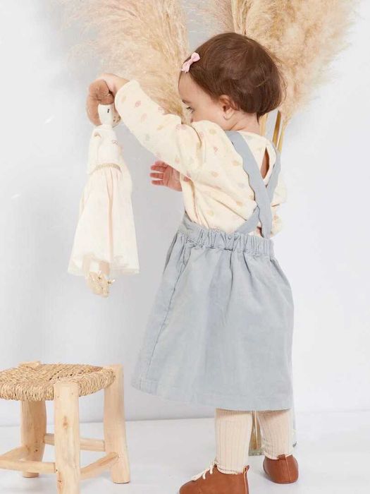 Чудова мікровельветова спідниця Kiabi для крихітки 3 міс, 60 см