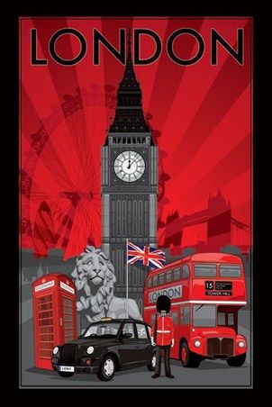 Poster novos Las Vegas, New York, Londres