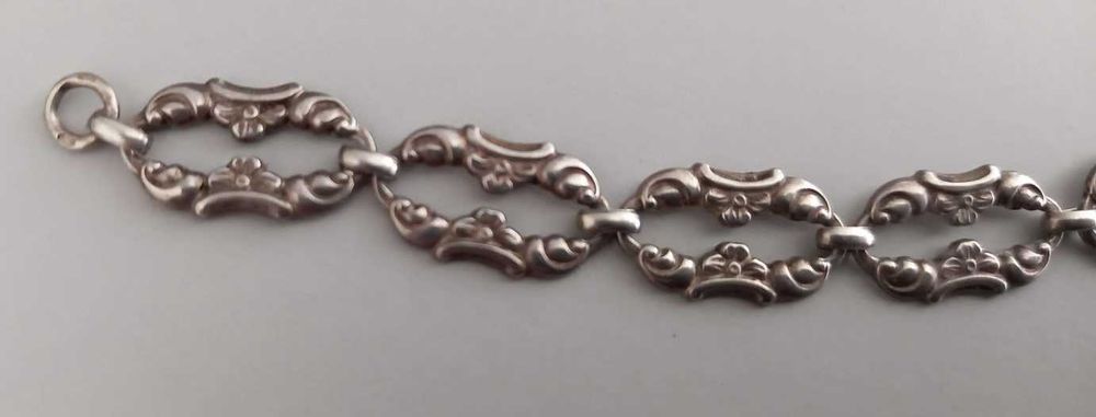 Art deco stara bransoletka srebro pr 3 antyk