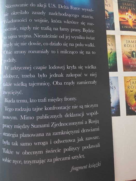 Lodowata pułapka James Rollins