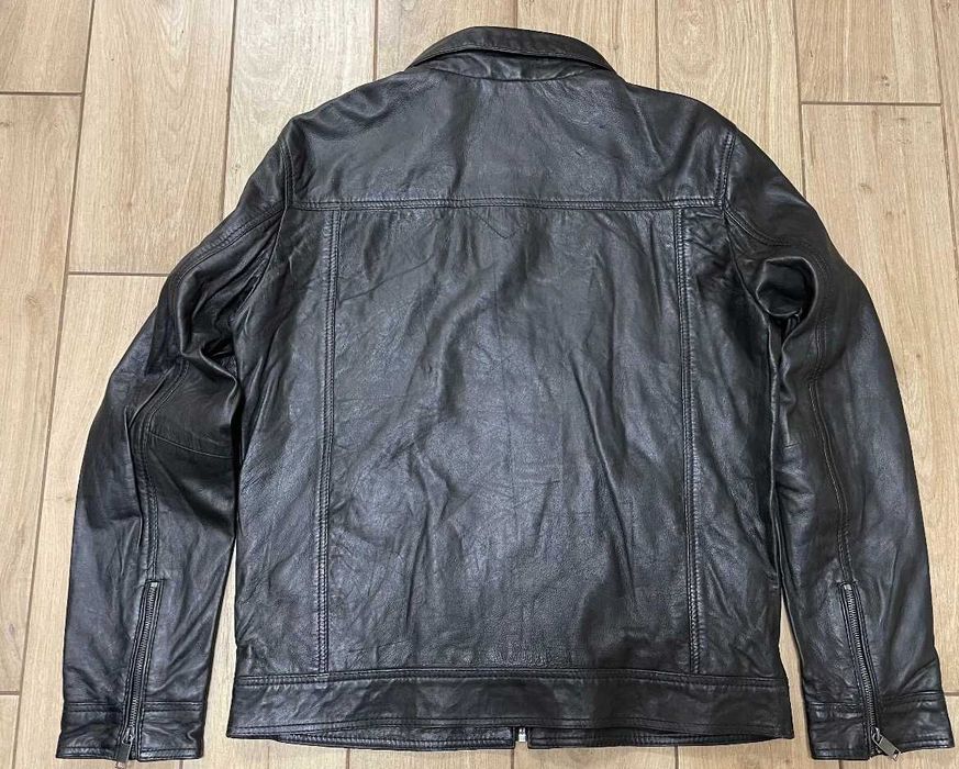 Lee Cooper model BRIAG BLACK r. L stylowa kurtka męska 100%skóra owcza