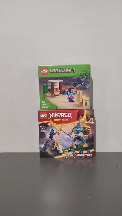 2 zestawy!! LEGO Ninjago 71805,Nowe +LEGO MINECRAFT 21251, Nowe