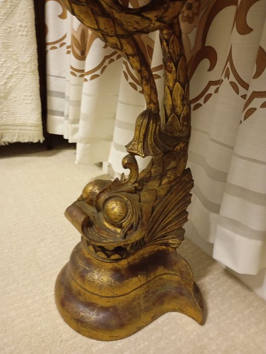 Mesa peixinho com mármore