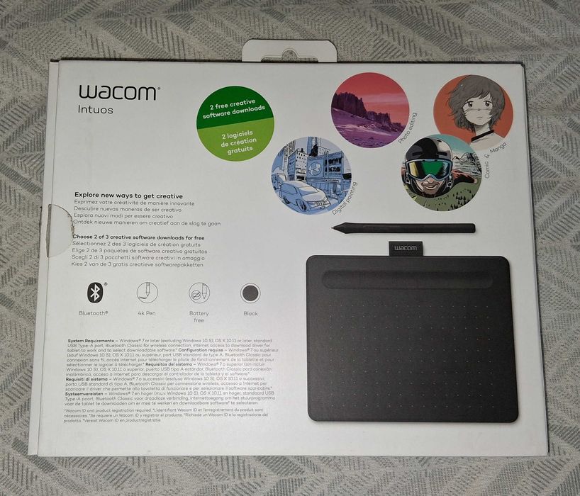 Wacom Intuos S BT Preta