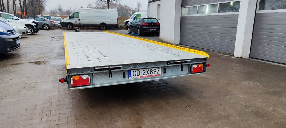 Wynajem platforma płaska przyczepa laweta 8.5 m Starogard, Gdańsk ,