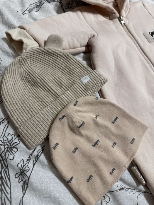 Комбінезон теплий 62 розмір з шапочкою