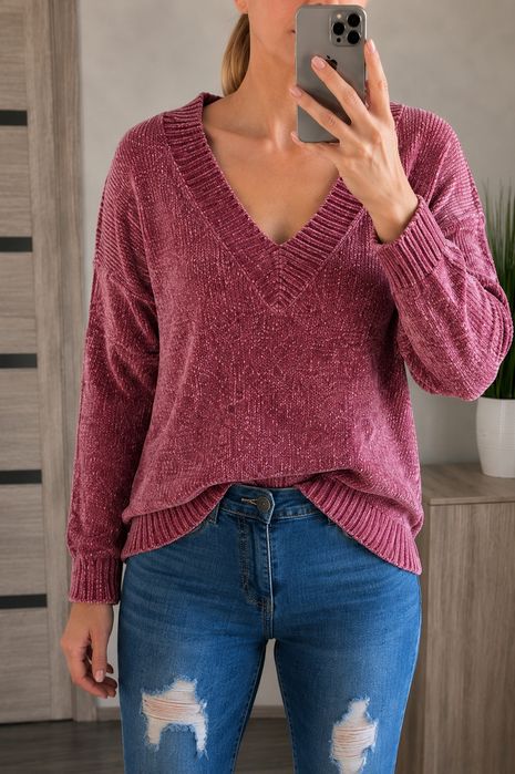 Piękny ciepły sweter Mango, gruby sweter, sweterek, sweter oversize, M