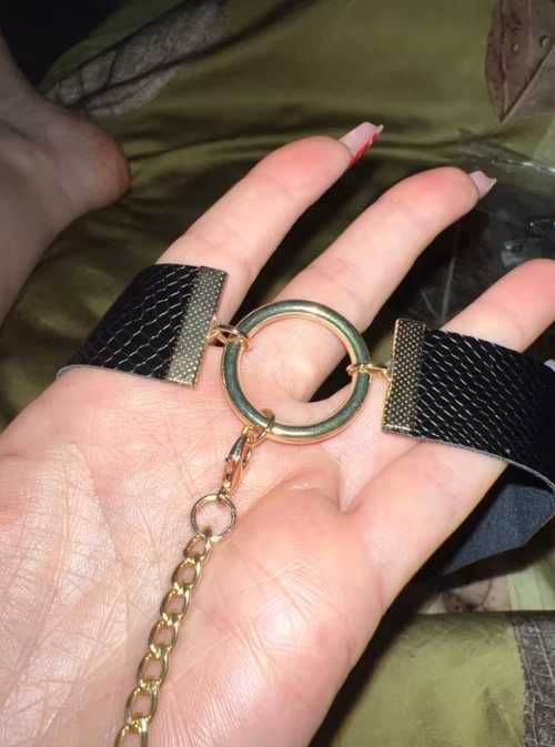 Choker z motywem serca