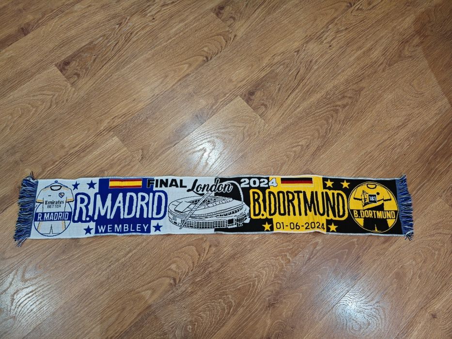 Szalik finał ligi mistrzów Real Madyt vs BVB