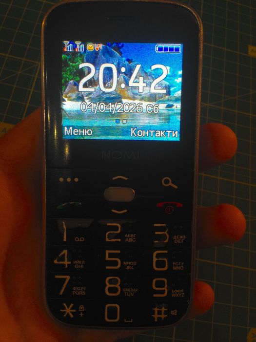 Телефон NOMI duos,АКБ 14 днів,зміна голосу,запис розмов,диктофон,радіо