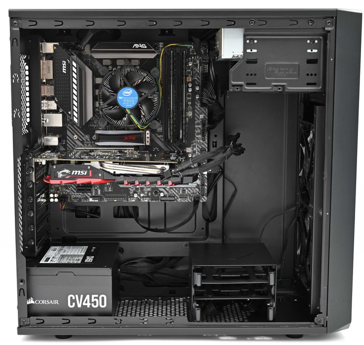Komputer stacjonarny 16GB RAM DDR4 Intel i3 GTX 1050Ti 256GB SSD NVMe Windows 11
