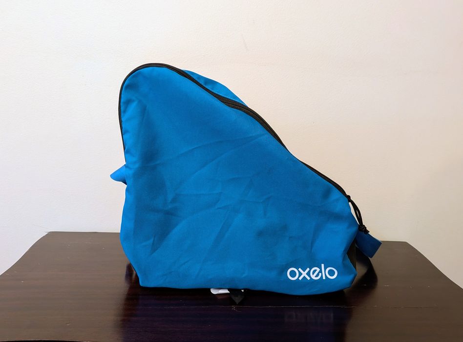 Patins Oxelo + Mochila + Equipamento de proteção