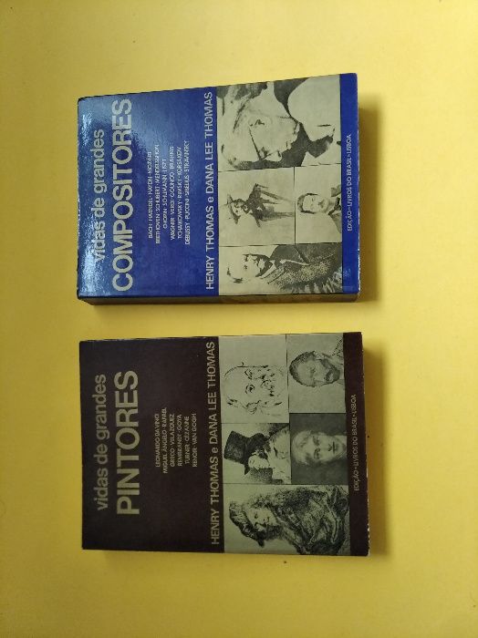 Coleção de vidas célebres -Poetas, Cientistas, Romancistas, Pintores..