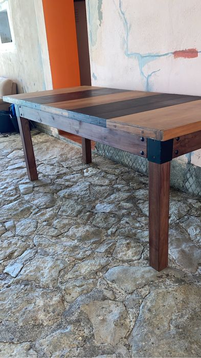 Mesa rustica madeira