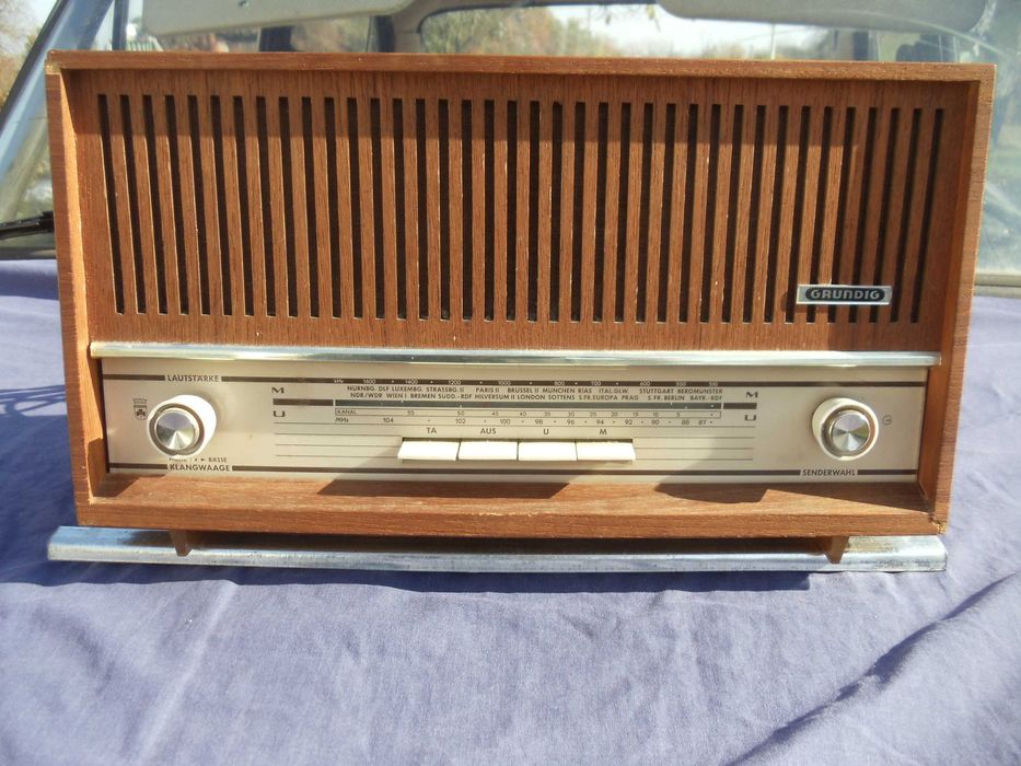 ламповое радио тюнер grundig type 98m 1964 год