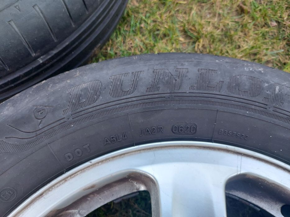 4 alufelgi z oponami dunlop