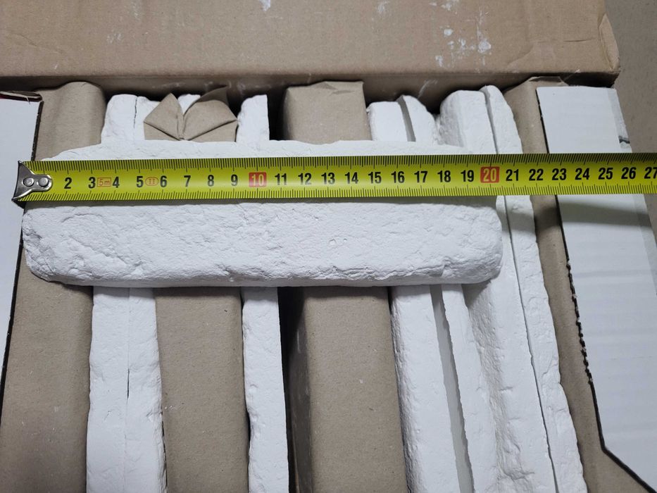 Płytki ozdobne - bielona cegła