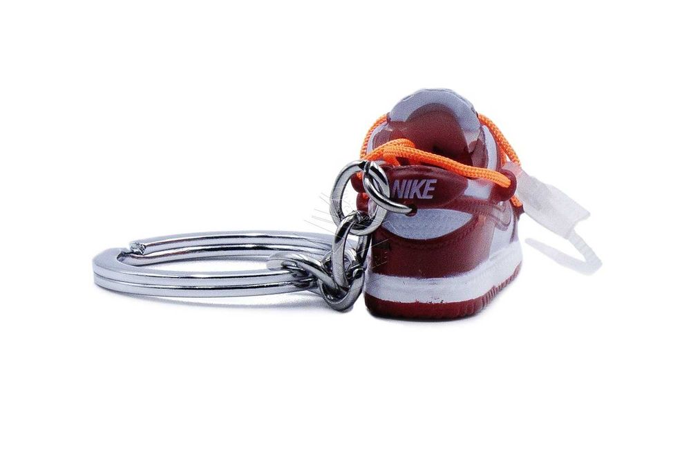 Brelok Nike DUNK Low Off-White University Red / CT0856–600