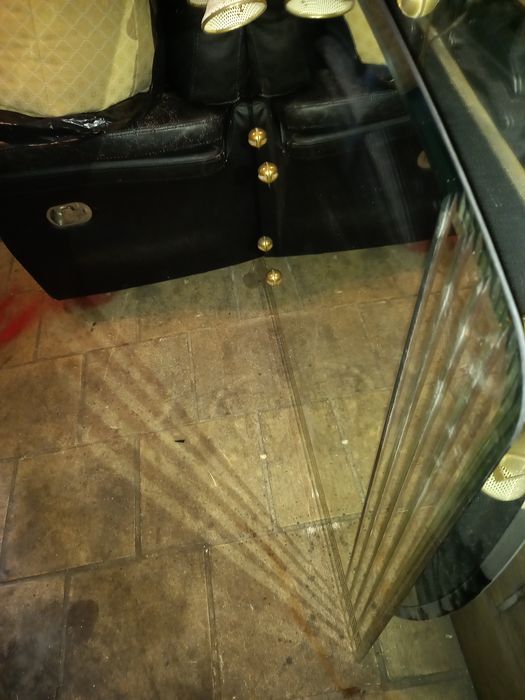 Dois espelhos para WC com luz e parateleiras laterais