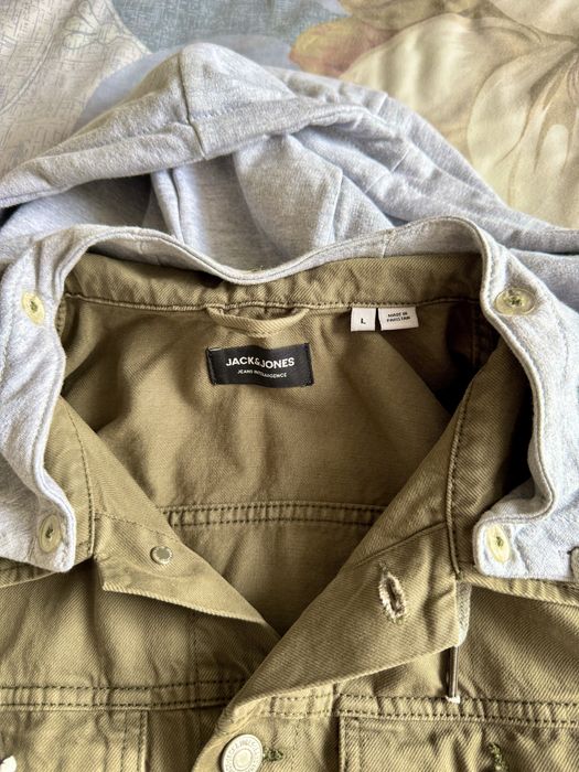 Jack & Jones Куртка чоловіча, на Весну, джинсова, розмір (L)