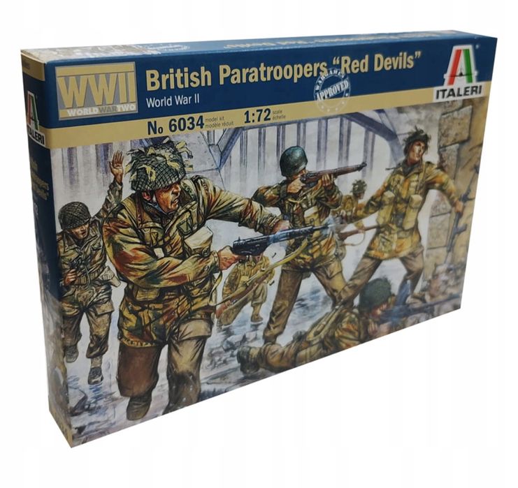 Figurki British Red Devils model 1:72 Italeri 6034