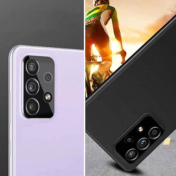 Szkło hartowane na aparat Galaxy A53/5g Black Osłona Aparatu Hofi Cam