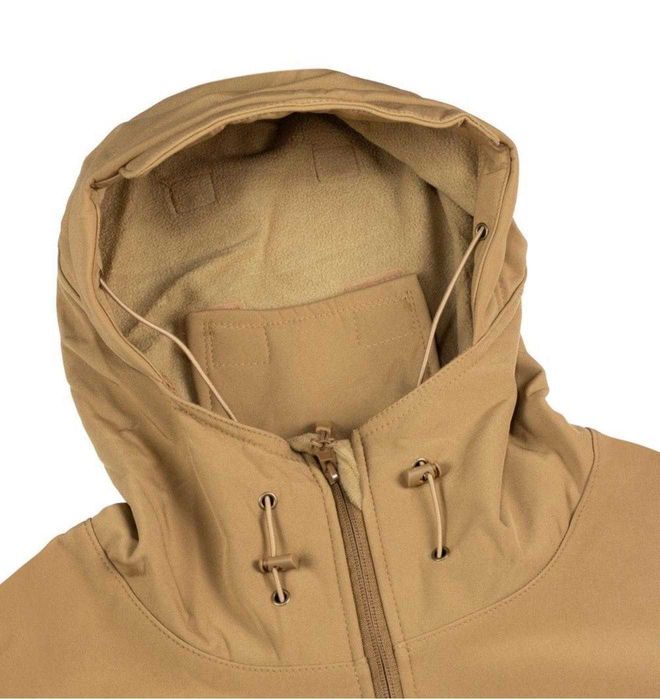 Тактична військова демісезонна куртка Soft Shell на флісі Койот 46-60р