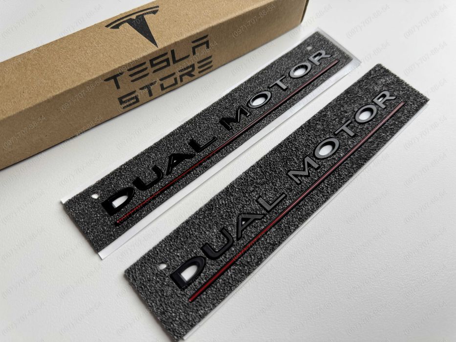 Емблема (значок) Tesla - Model 3/Y/S/X (комплект)